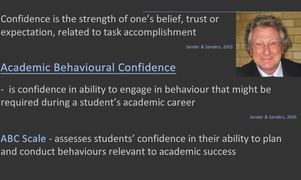 academic behavioural confidence