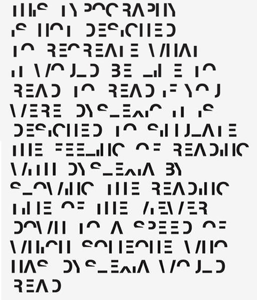 dyslexia typography