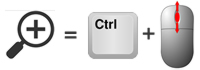 zoom controls